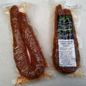 chorizo ibérique doux naturel